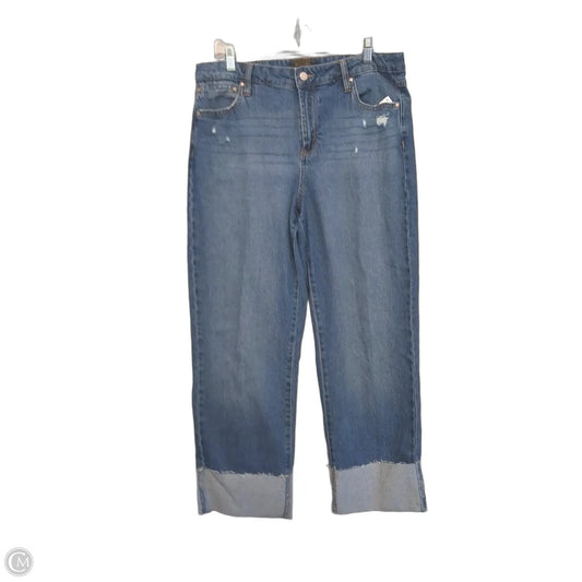 Jeans Straight By Rachel Roy In Blue Denim, Size: 12