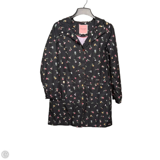 Coat Designer By Kate Spade In Floral Print, Size: Xs