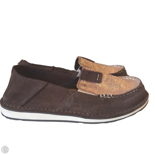 Shoes Flats By Ariat In Brown, Size: 8.5