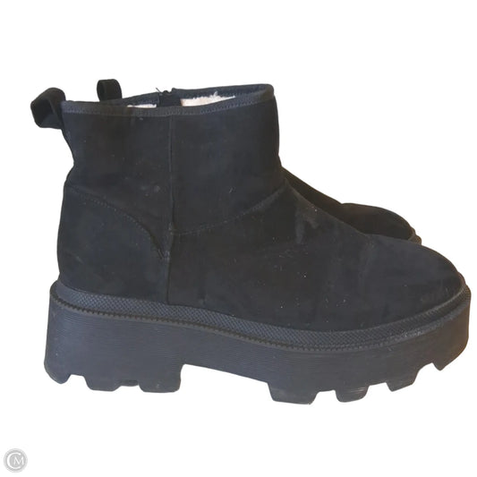 Boots Ankle Heels By Universal Thread In Black, Size: 9