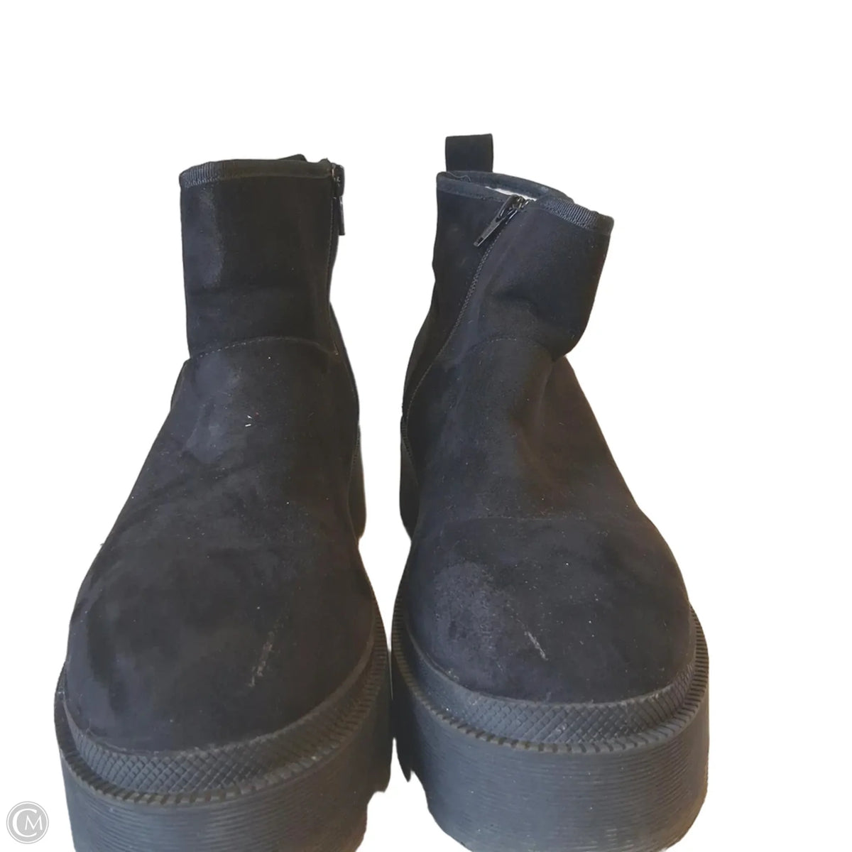 Boots Ankle Heels By Universal Thread In Black, Size: 9
