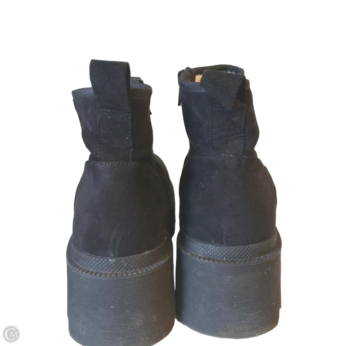 Boots Ankle Heels By Universal Thread In Black, Size: 9