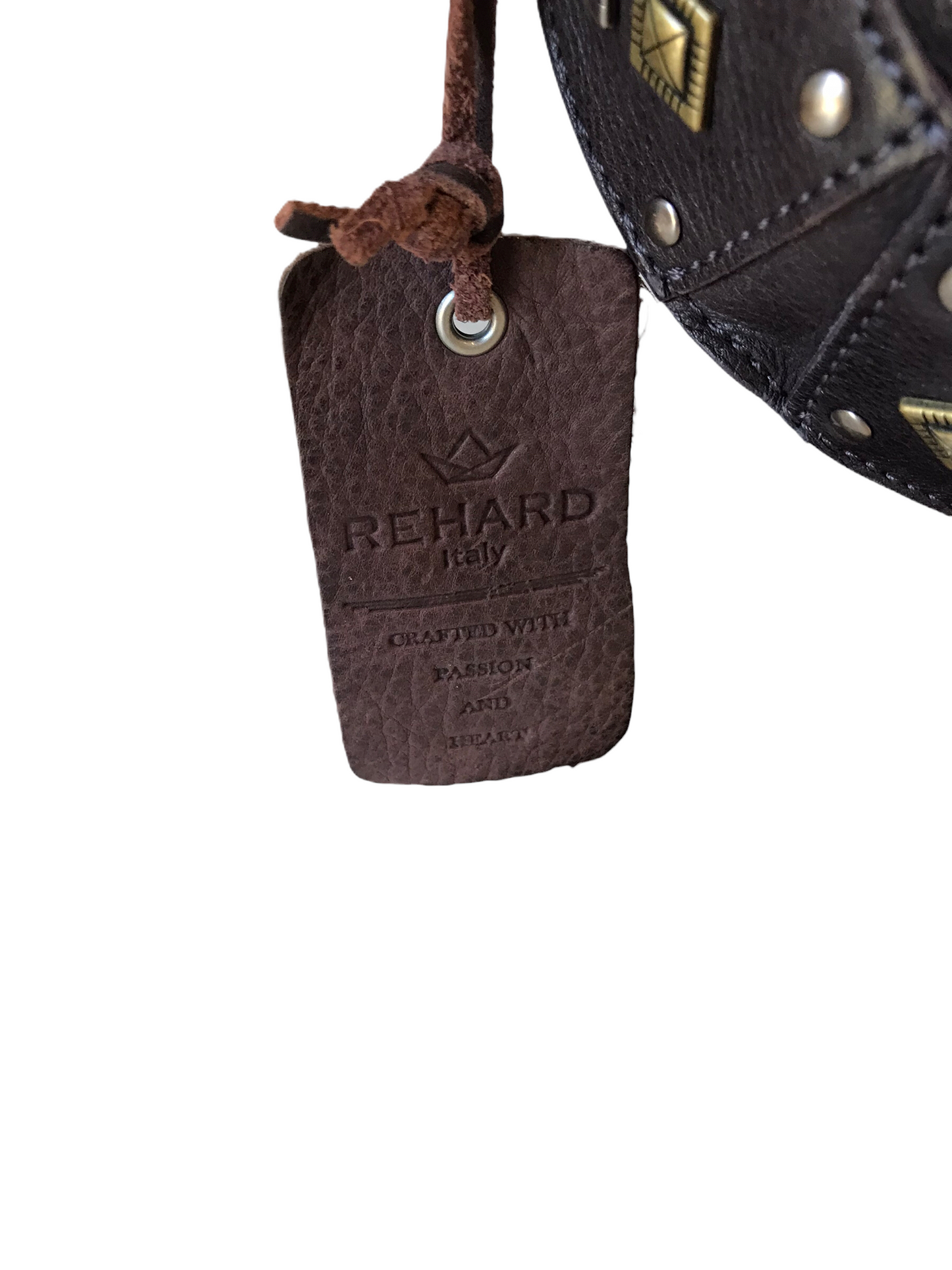 Handbag Leather By Rehard Size: Medium