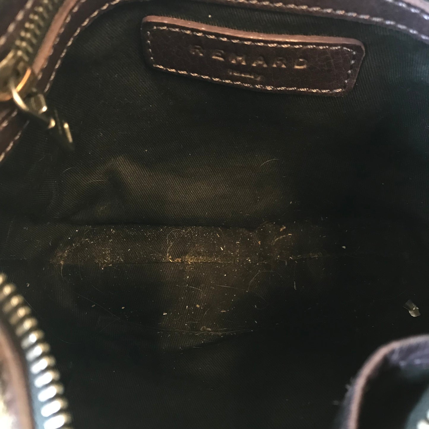 Handbag Leather By Rehard Size: Medium