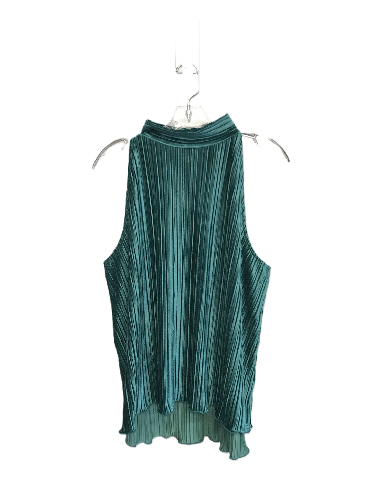 Green Top Sleeveless By On 34th Size: 1x