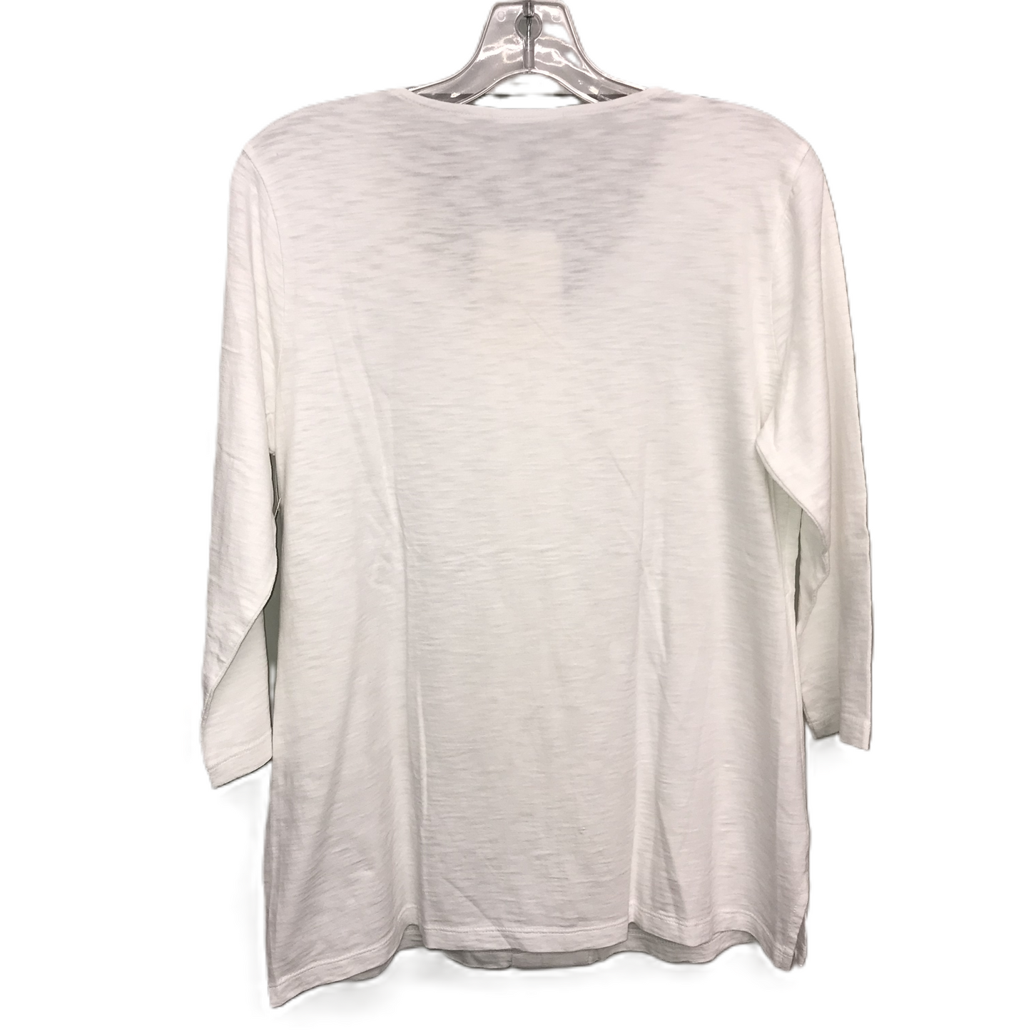 White Top Long Sleeve By Jm Collections, Size: S