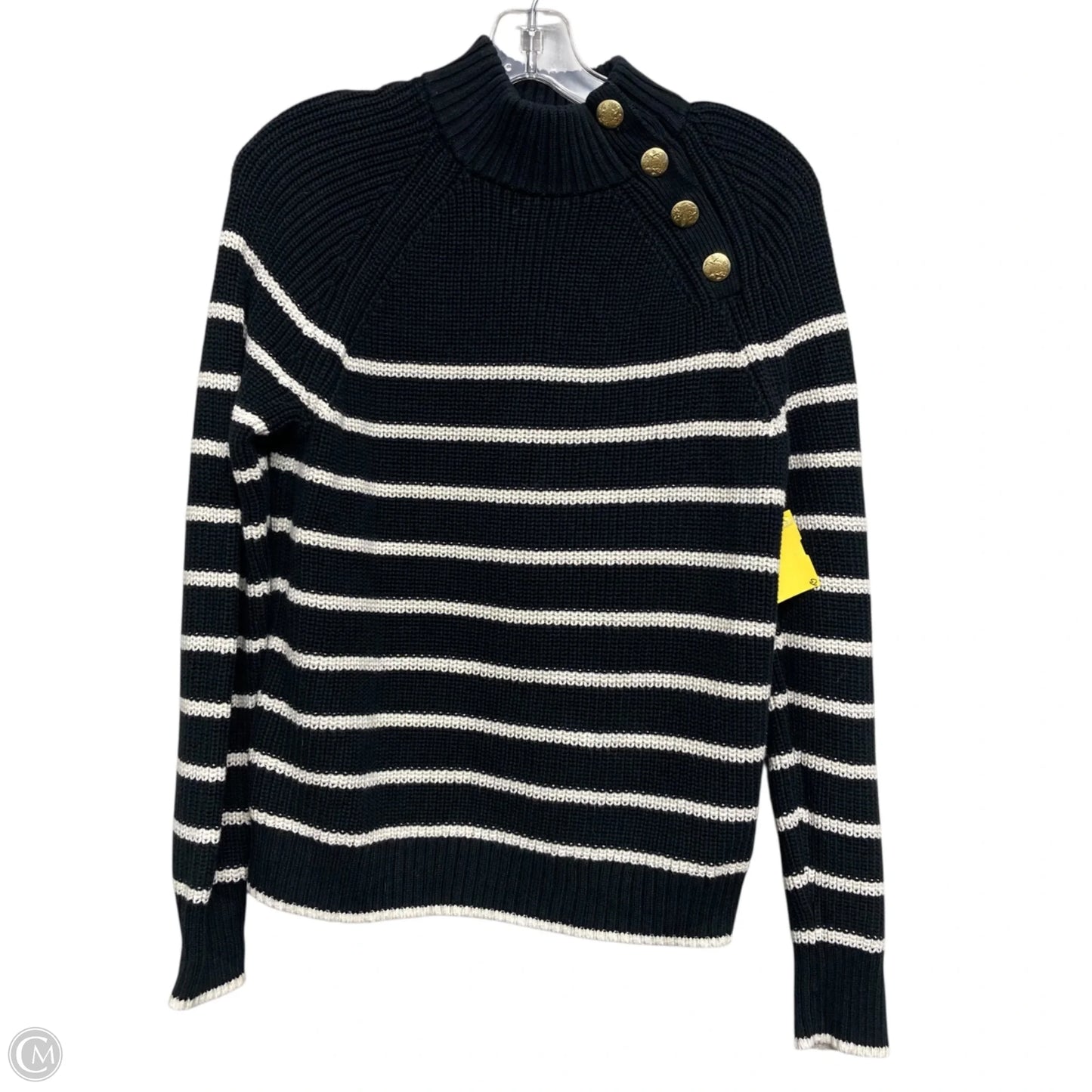 Sweater By J. Crew In Black & White, Size: S