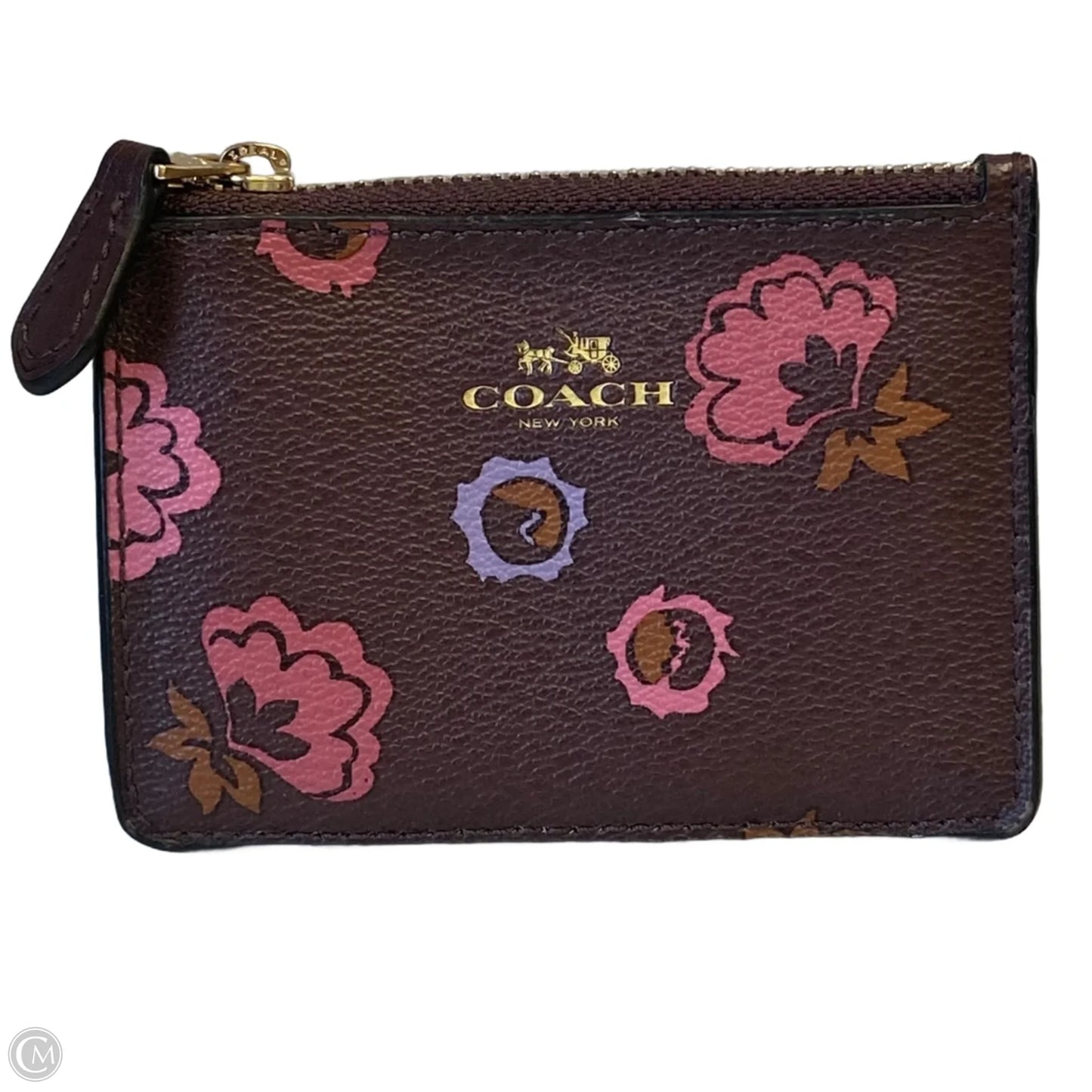 Coin Purse Designer By Coach, Size: Small