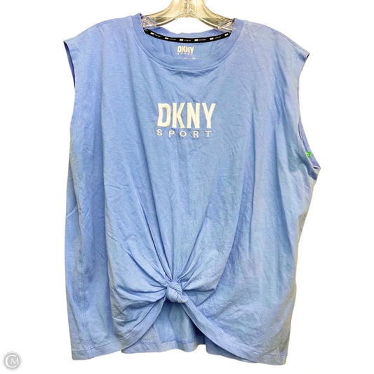 Athletic Tank Top By Dkny In Blue, Size: Xl