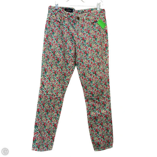 Jeans Cropped By J. Crew In Floral Print, Size: 6