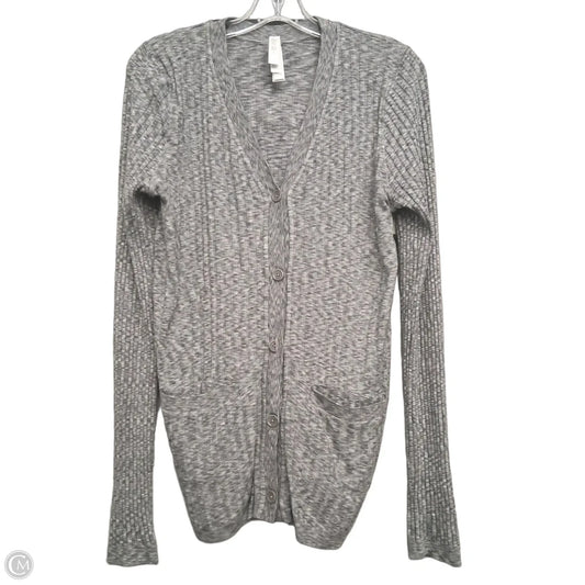 Sweater Cardigan By Athleta In Grey, Size: M