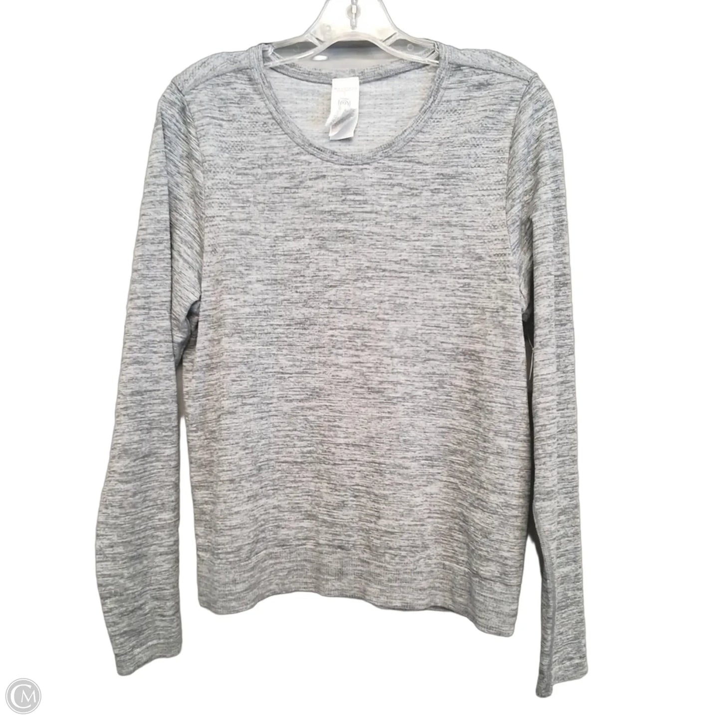 Athletic Top Long Sleeve Crewneck By Athleta In Grey, Size: L