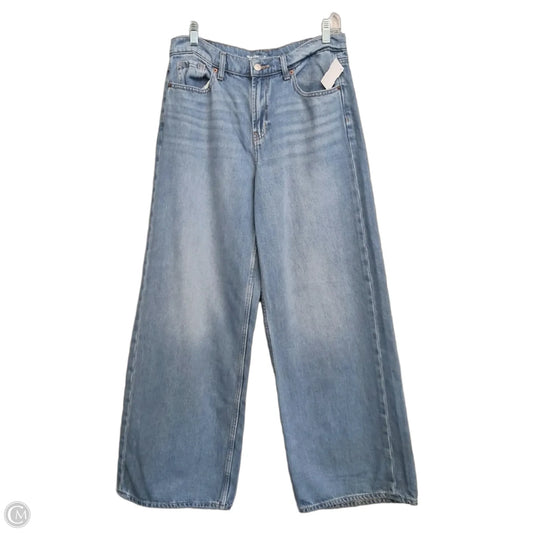 Jeans Wide Leg By Old Navy In Blue Denim, Size: 8
