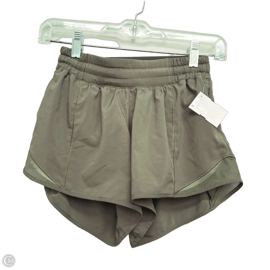 Athletic Shorts By Lululemon In Green, Size: S