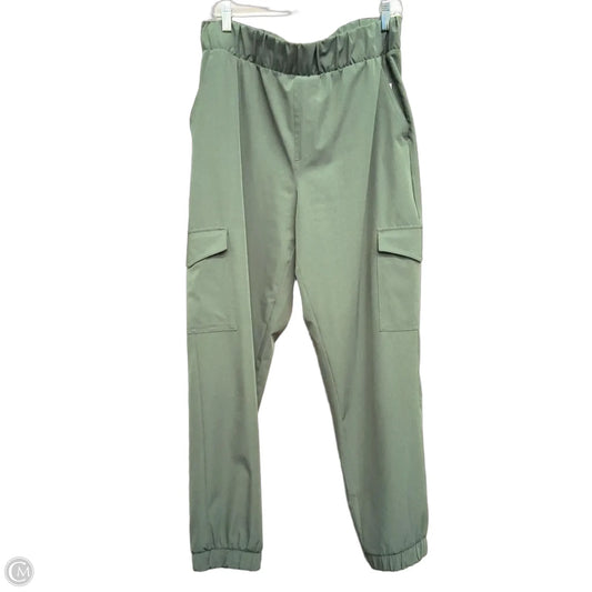 Athletic Pants By 90 Degrees By Reflex In Green, Size: Xl