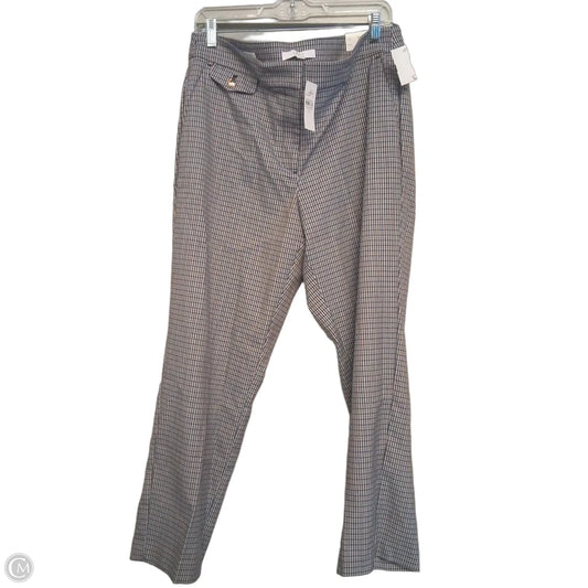 Pants Dress By Loft In Plaid Pattern, Size: 12