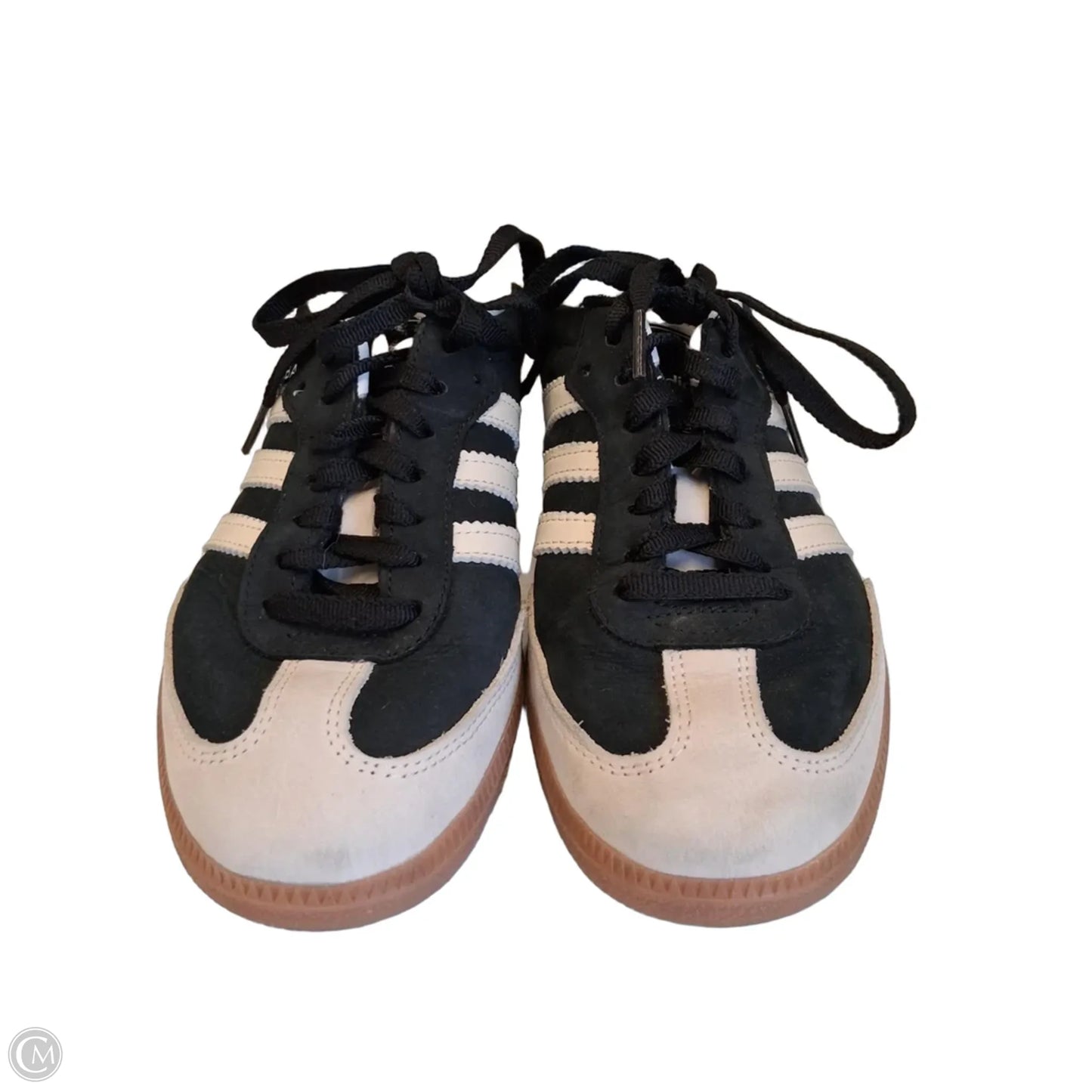 Shoes Sneakers By Adidas In Black & Cream, Size: 8