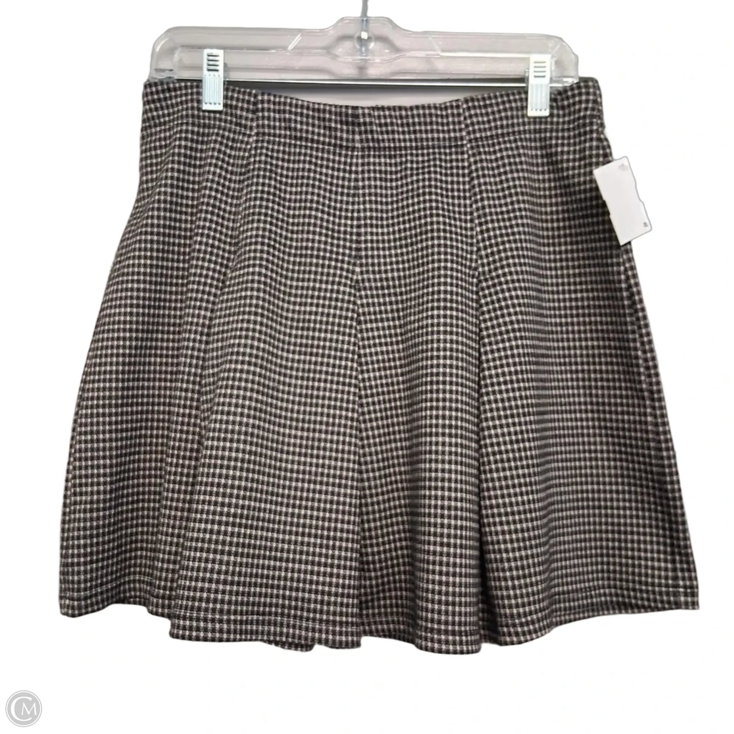 Skirt Mini & Short By Max Studio In Black & Cream, Size: L