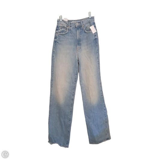Jeans Straight By Mother In Blue Denim, Size: 0