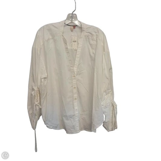 Top Long Sleeve By Pilcro In White, Size: Xl