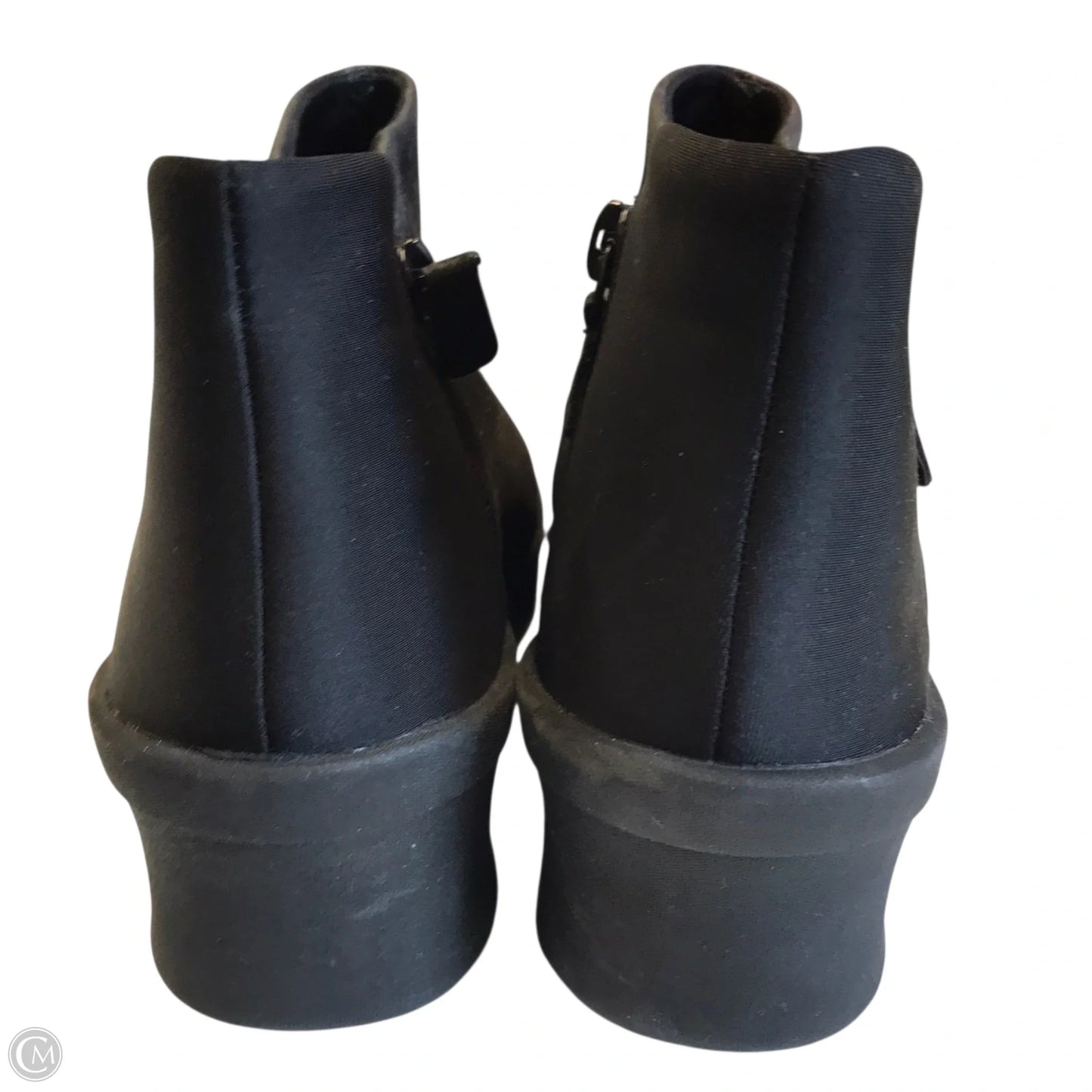 Boots Ankle Heels By Clarks In Black, Size: 6