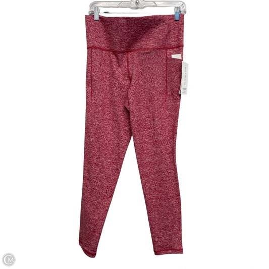 Athletic Leggings By Athleta In Red, Size: L