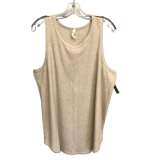 Top Sleeveless By Mts  Size: 1X