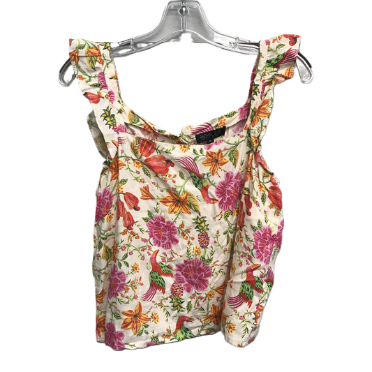 Floral Print Top Sleeveless By Rachel Zoe, Size: M