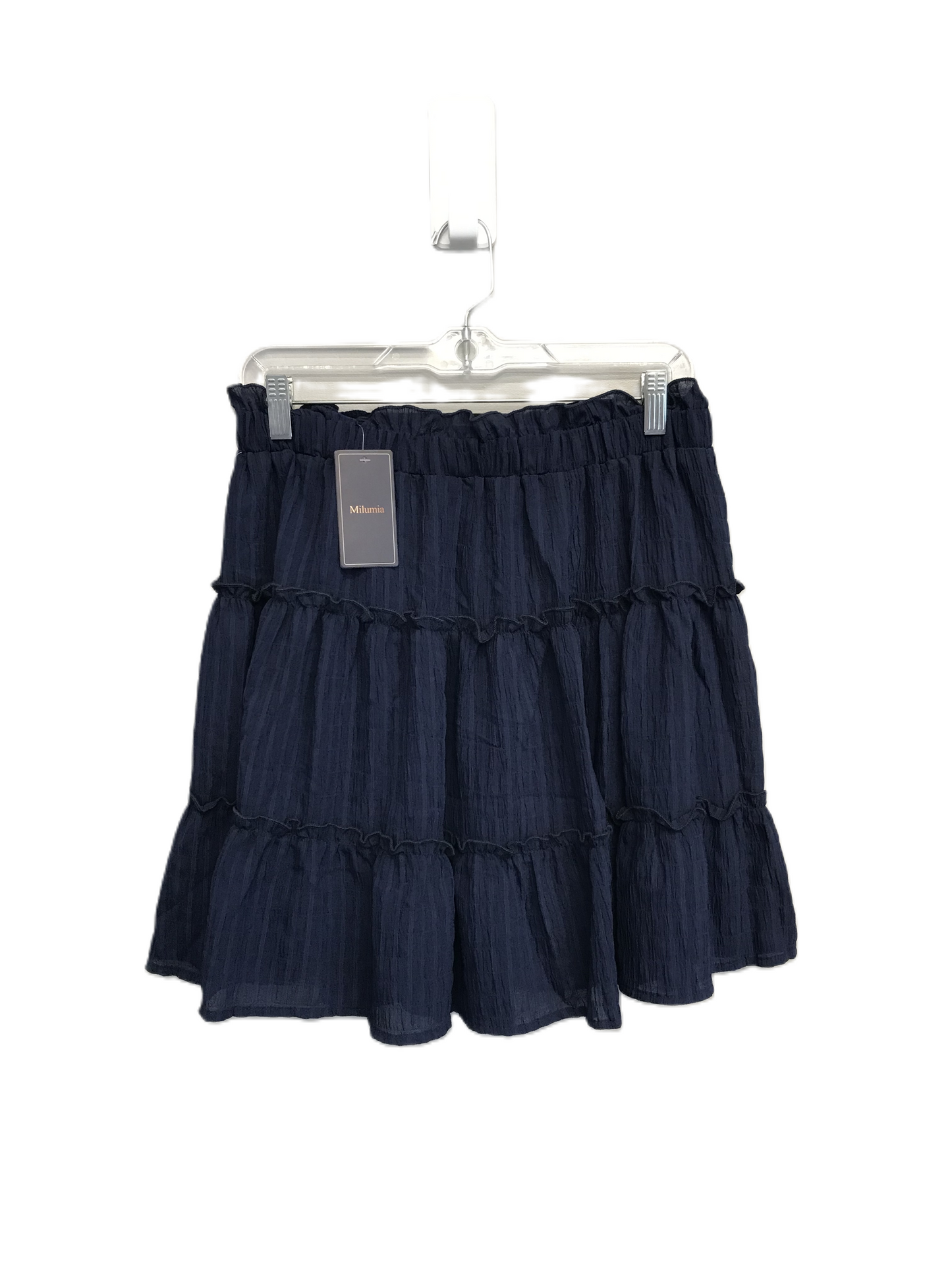 Navy Skirt Mini & Short By Milumia Size: 12