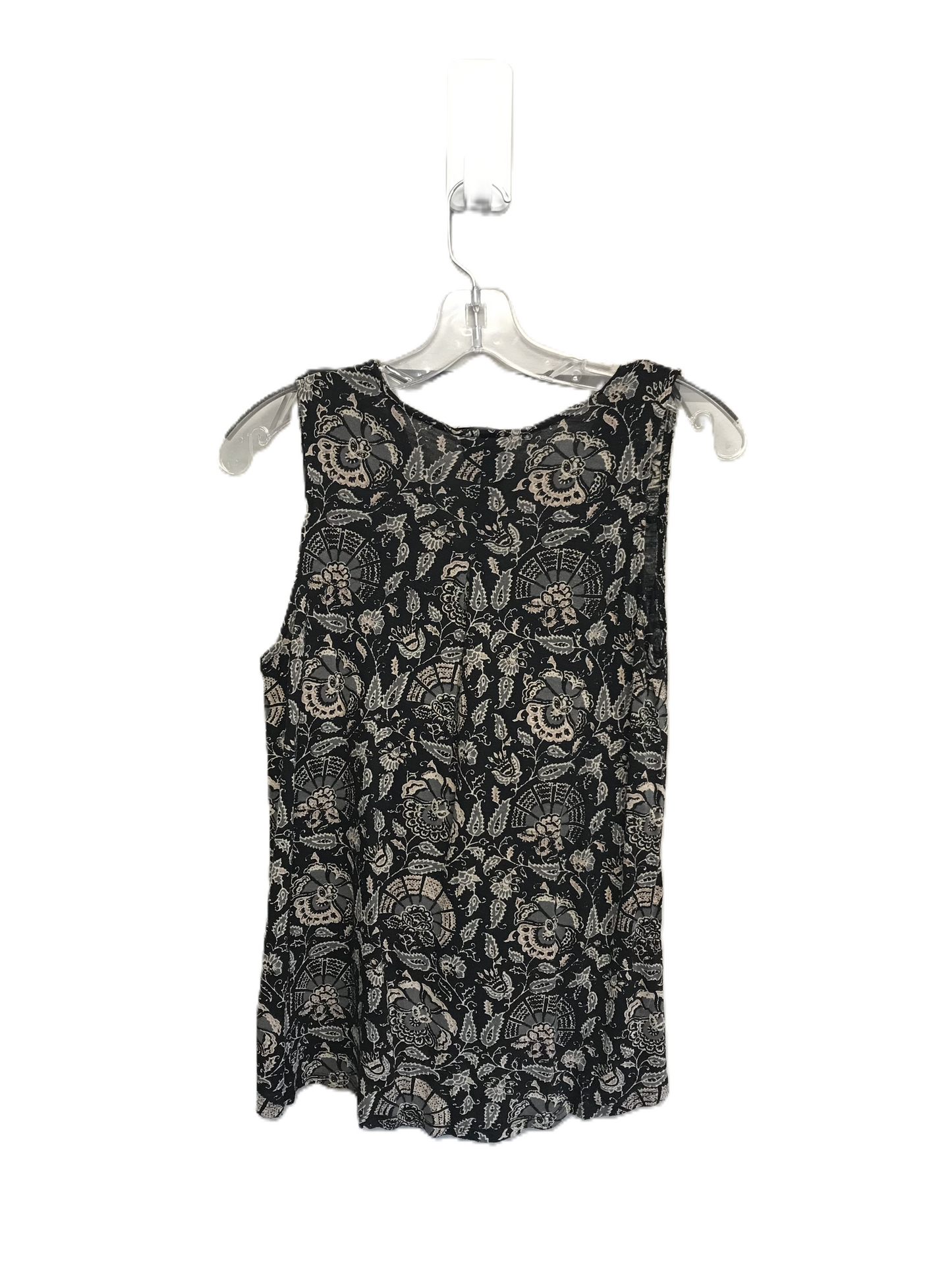 Black Top Sleeveless By Lucky Brand, Size: Xs