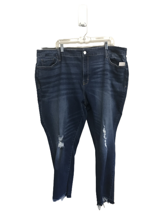 Blue Denim Jeans Skinny By Ana, Size: 24