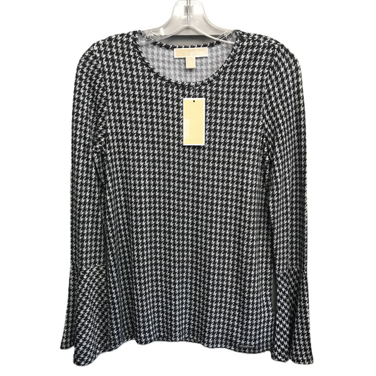 Black & White Top Long Sleeve By Michael By Michael Kors, Size: Xs