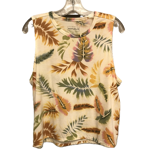 Tropical Top Sleeveless By For The Republic, Size: Xl