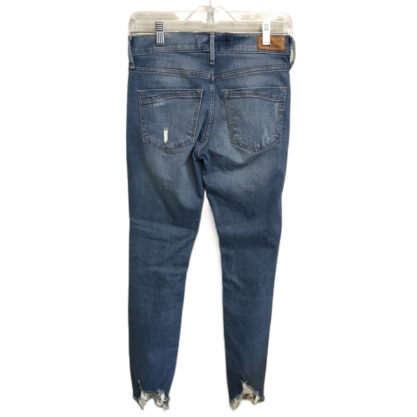 Blue Denim Jeans Skinny By Express, Size: 0