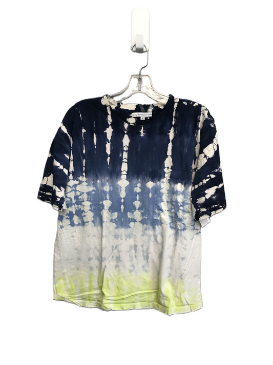 Tie Dye Print Top Short Sleeve By Young Fabulous & Broke, Size: S