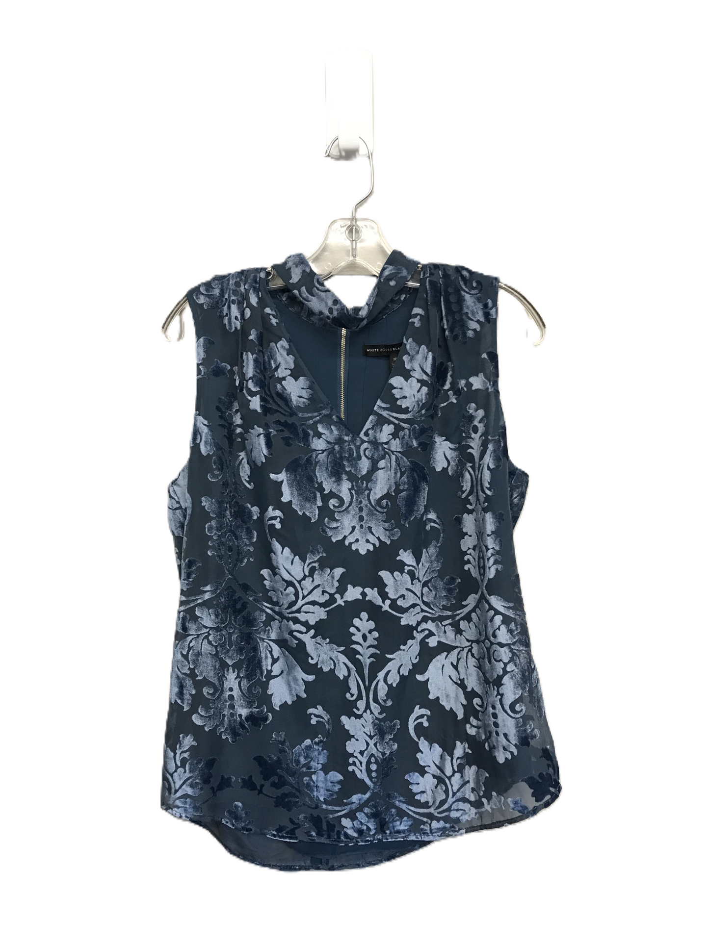 Blue Top Sleeveless By White House Black Market, Size: M