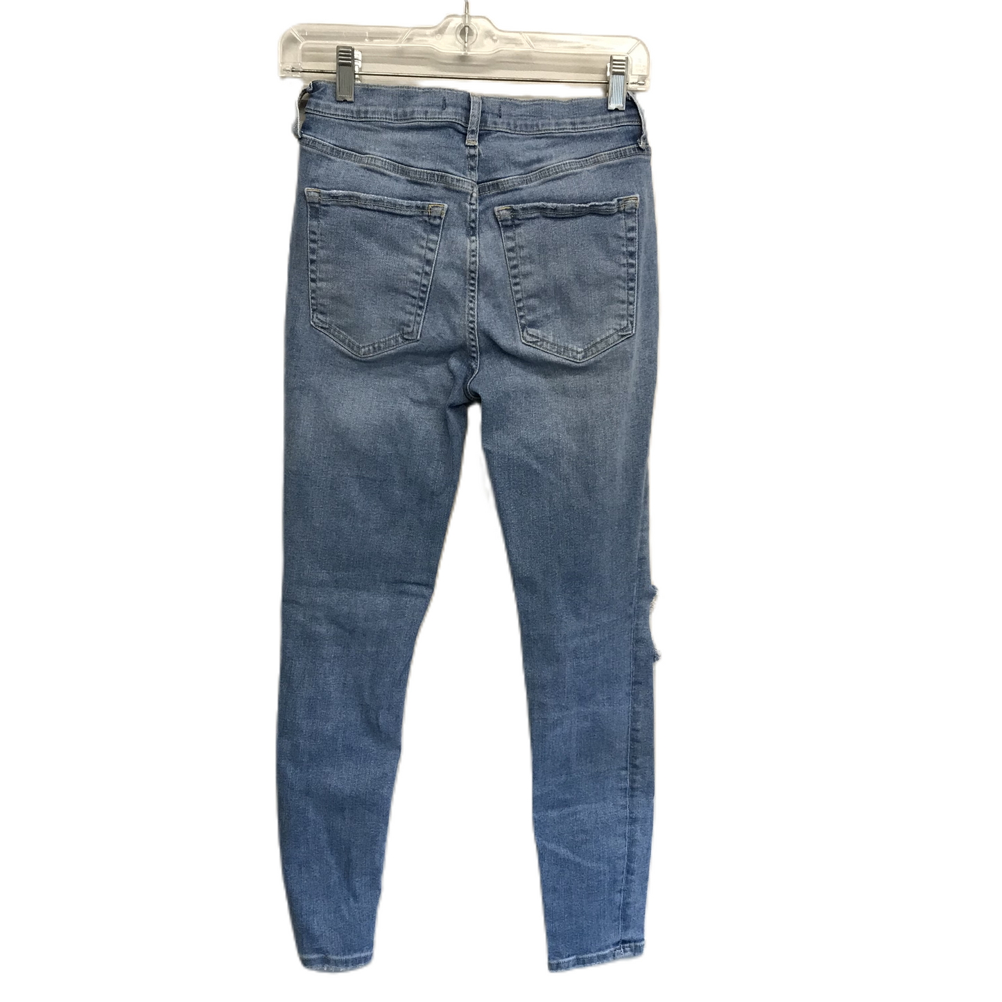 Jeans Skinny By We The Free In Blue Denim, Size: 4