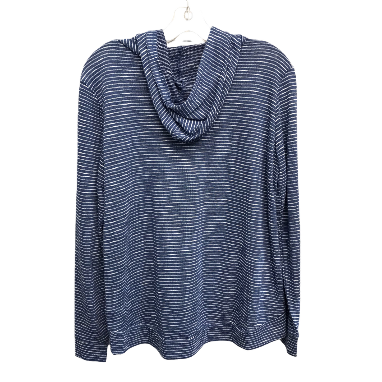 Top Long Sleeve By Weatherproof In Striped Pattern, Size: S