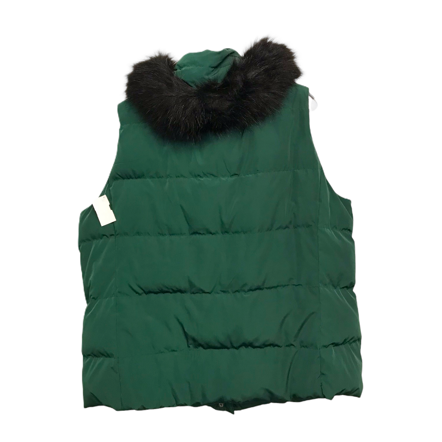 Vest Puffer & Quilted By Talbots In Green, Size: 2x