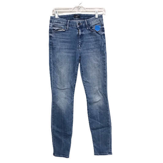 Jeans Skinny By Mother Jeans In Blue Denim, Size: 2