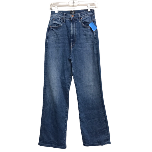 Jeans Straight By Mother Jeans In Blue Denim, Size: 0