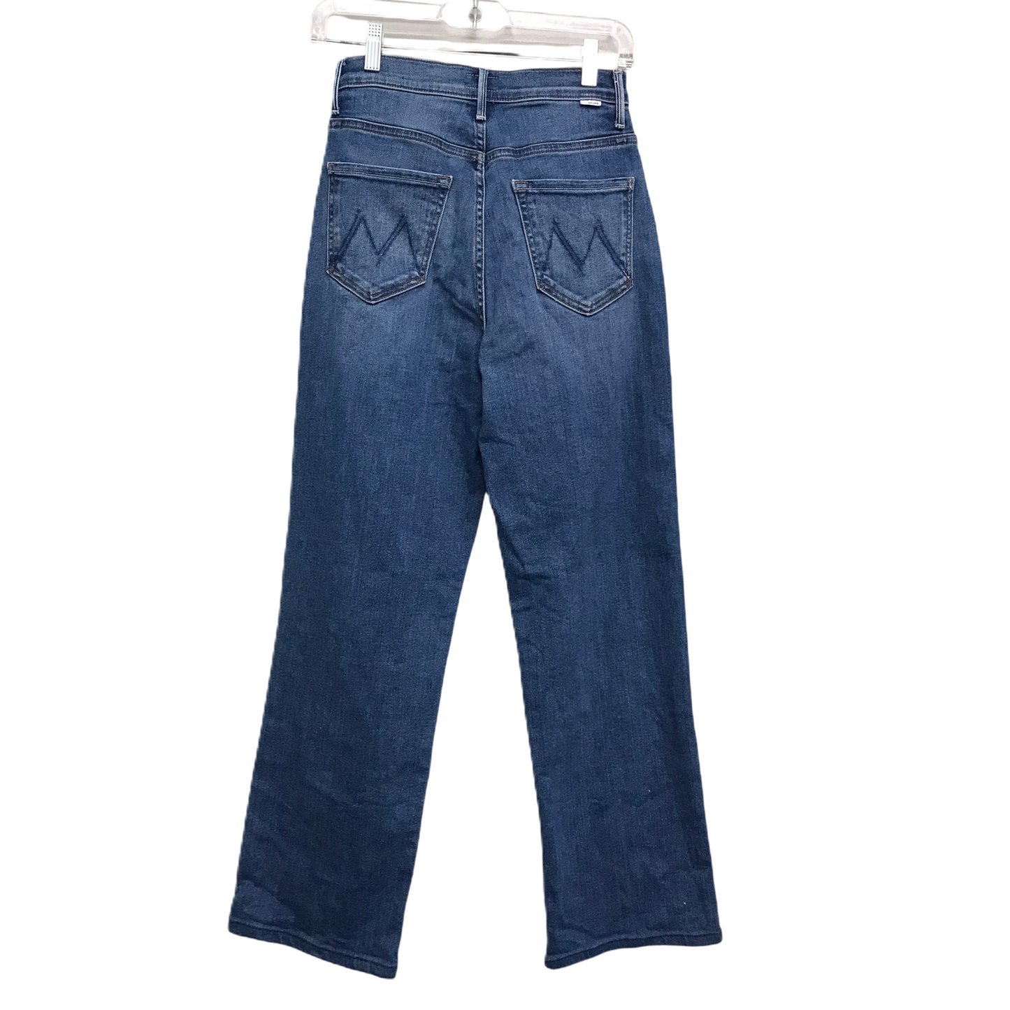 Jeans Straight By Mother Jeans In Blue Denim, Size: 0