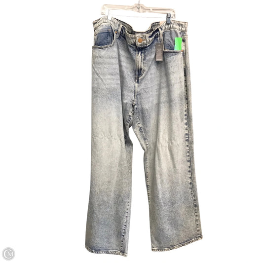 Jeans Straight By Lane Bryant In Blue Denim, Size: 24