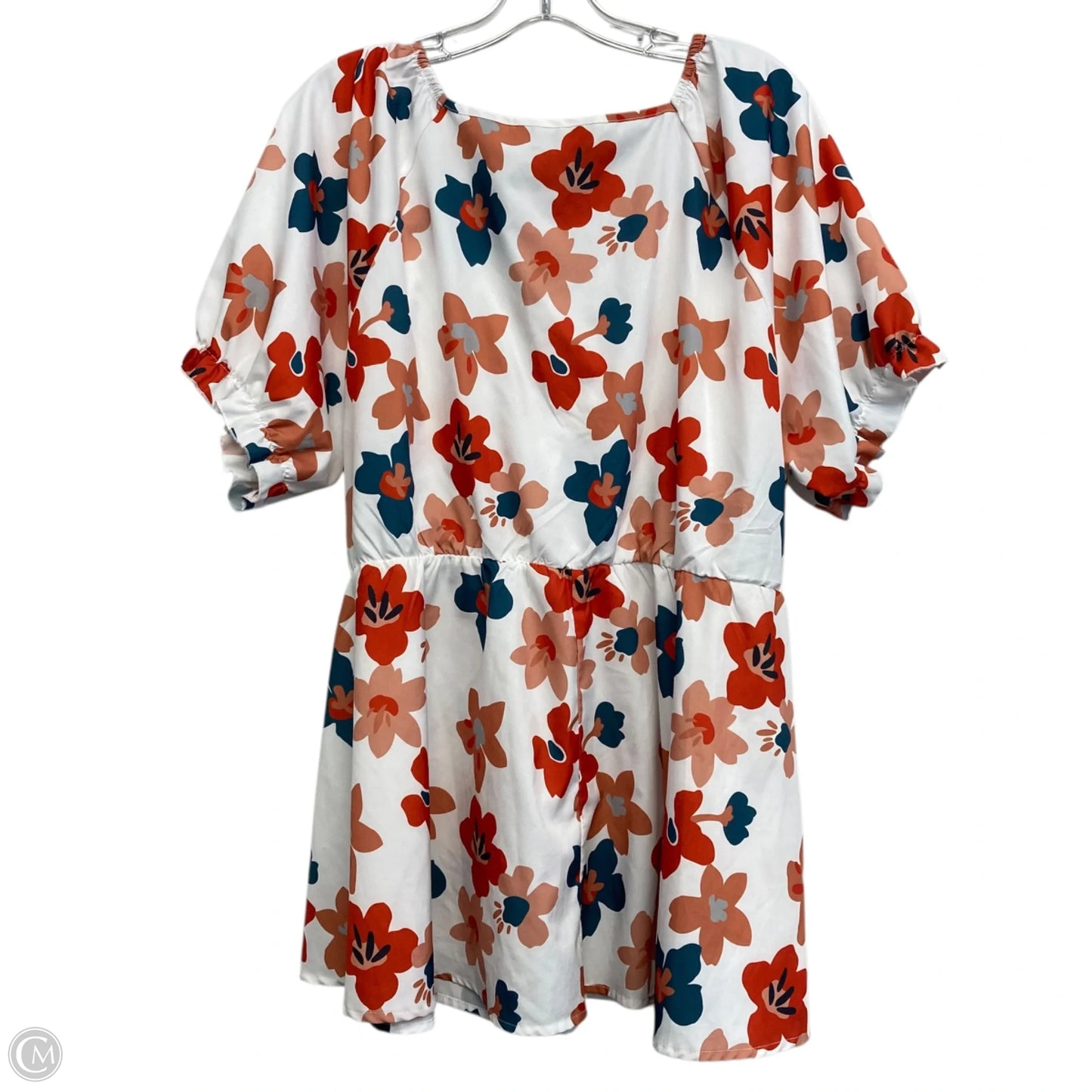 Top Short Sleeve By Bloomchic In Floral Print, Size: 3x