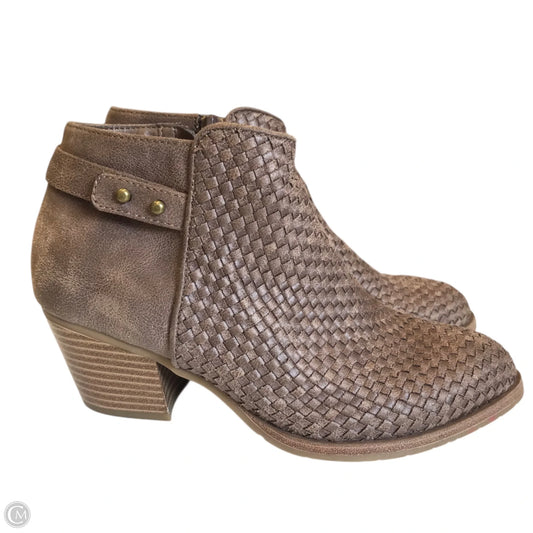 Boots Ankle Heels By Sonoma In Brown, Size: 6