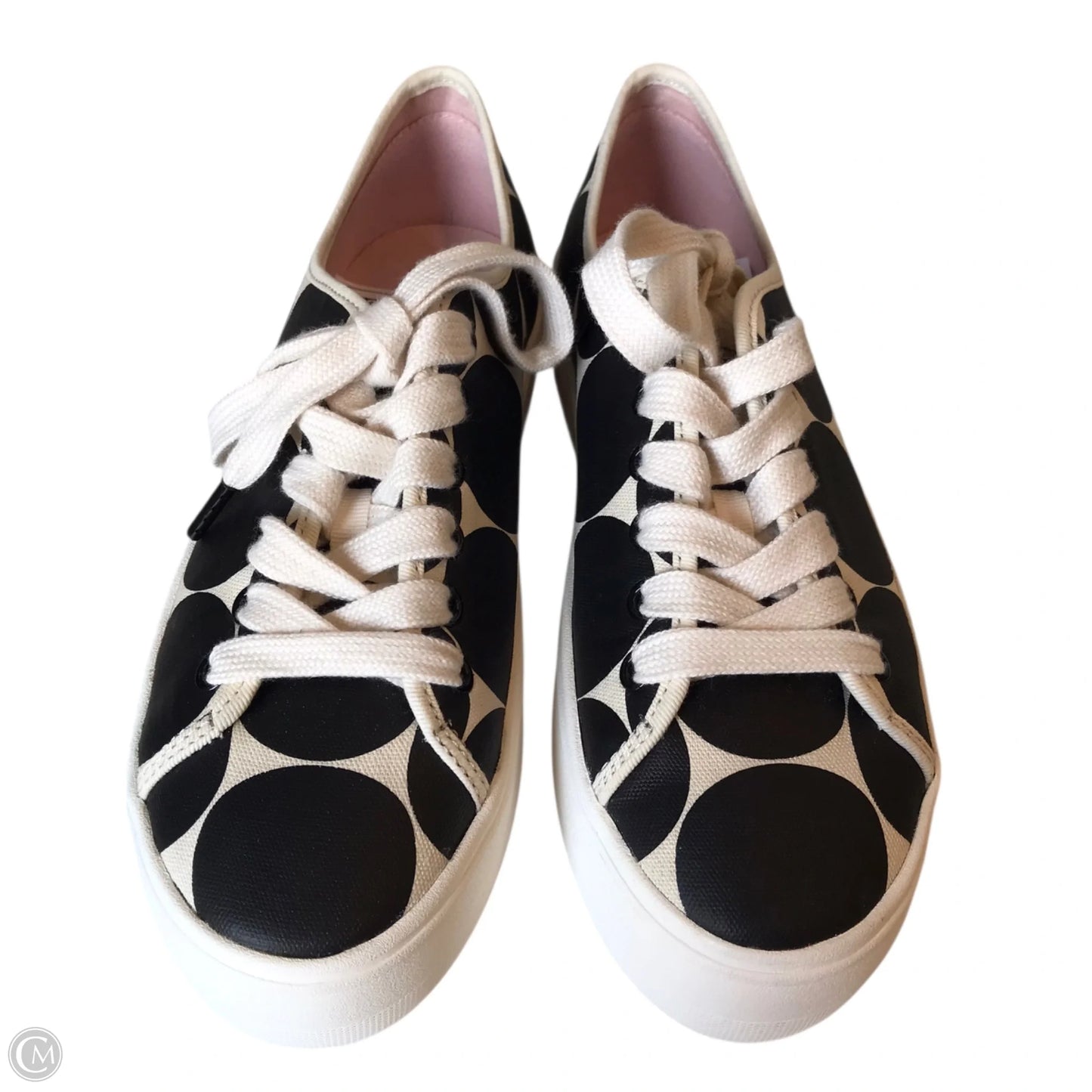 Shoes Designer By Kate Spade In Polkadot Pattern, Size: 7.5