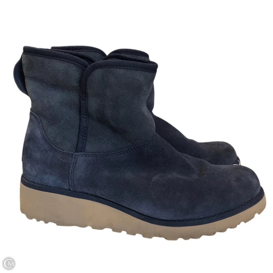 Boots Designer By Ugg In Blue, Size: 7