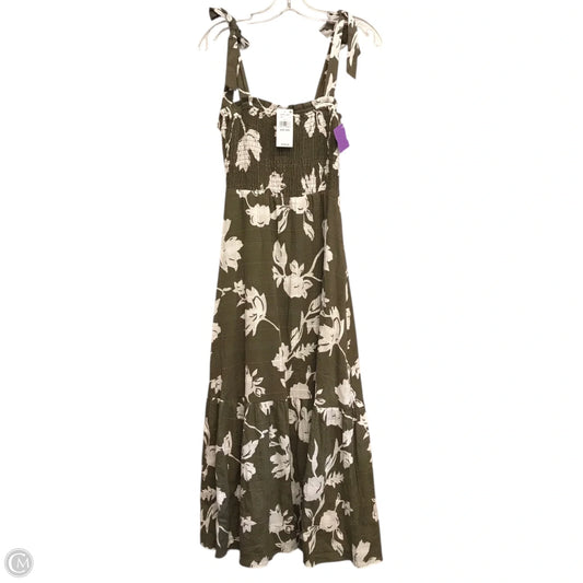 Dress Casual Maxi By Sanctuary In Green & White, Size: Xxs