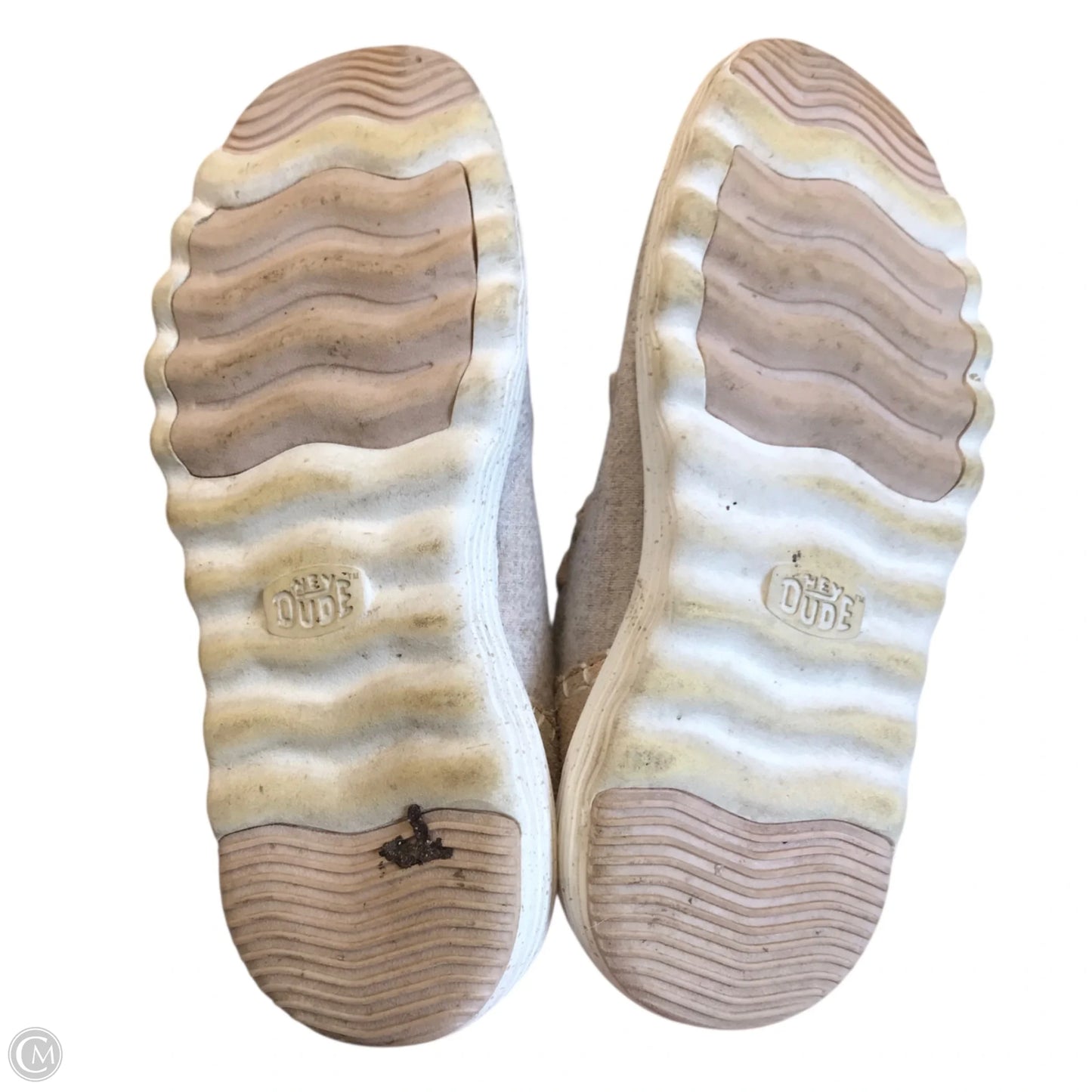 Boots Ankle Flats By Hey Dude In Tan, Size: 7
