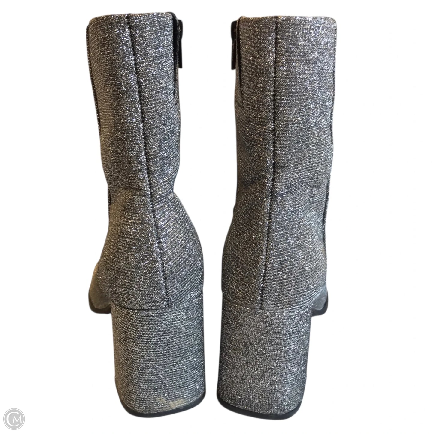 Boots Ankle Heels By A New Day In Silver, Size: 8.5